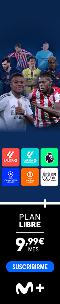 Movistar Plus+: the best football. Plan Libre, €9.99 a month.