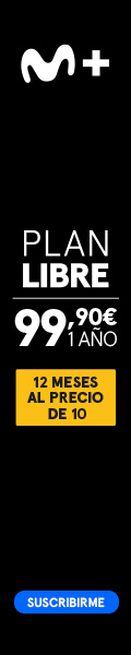 Movistar Plus+: annual Plan Libre, €99.90, twelve months for the price of ten.