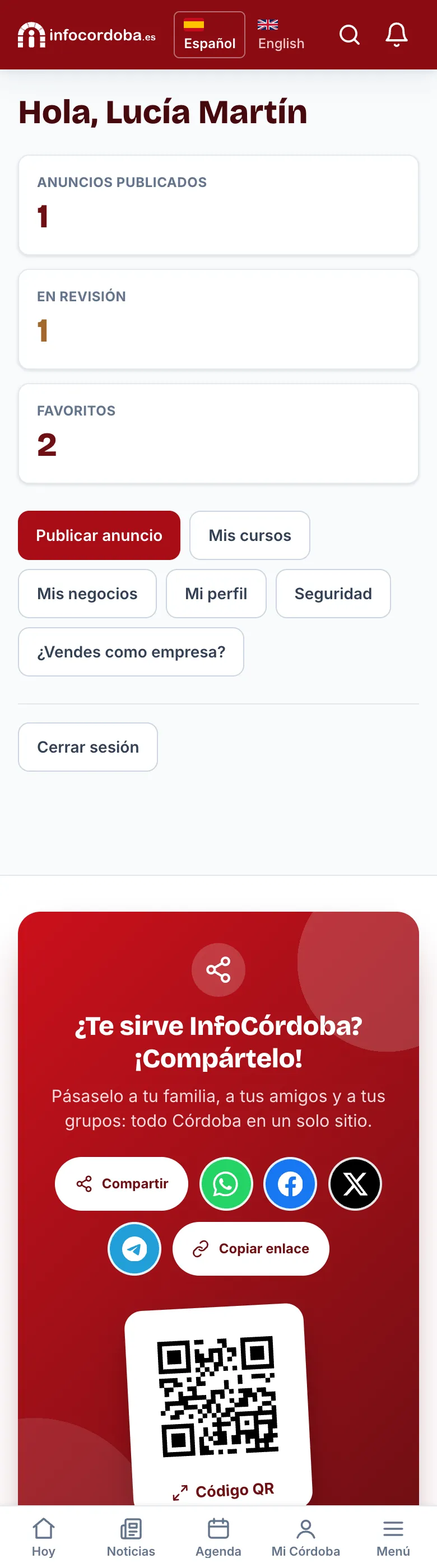 My account