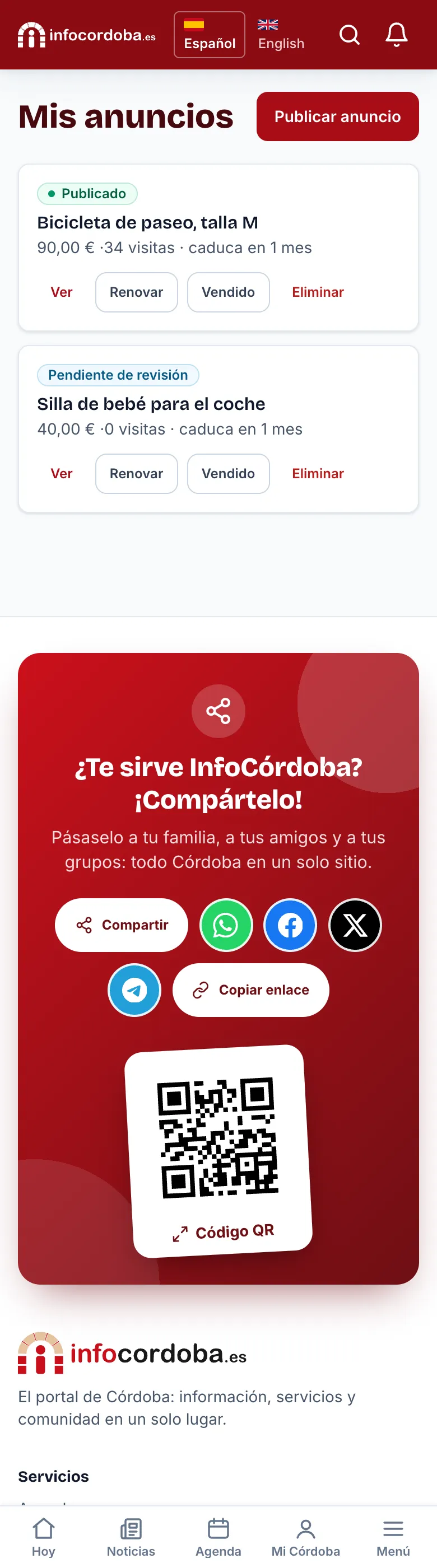 My ads