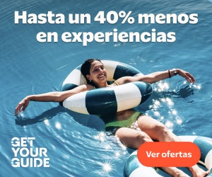 GetYourGuide: hasta un 40 % menos en experiencias. Ver ofertas.
