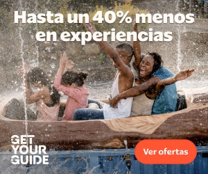 GetYourGuide: hasta un 40 % menos en experiencias. Ver ofertas.