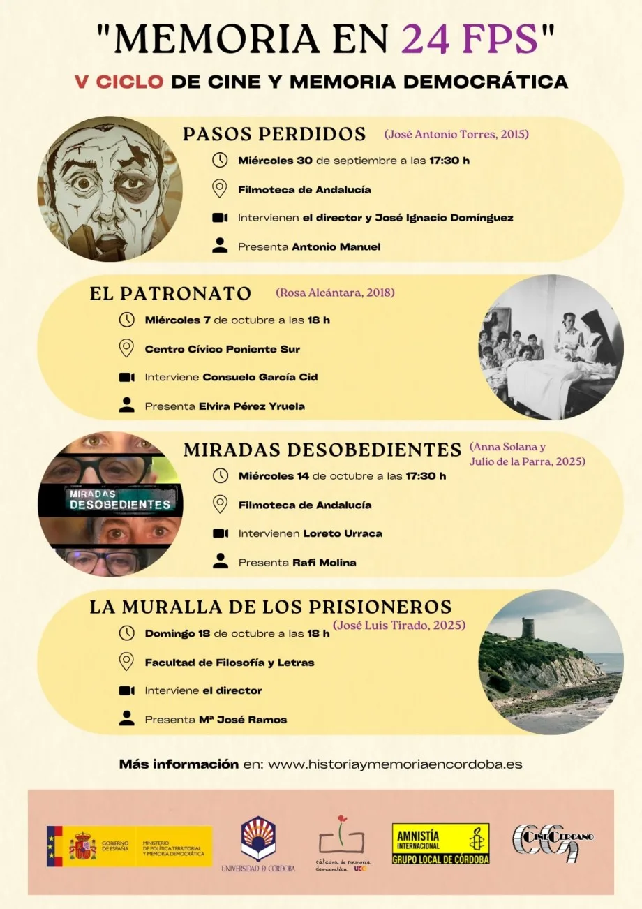 V Ciclo de Cine y Memoria Democrática "Memoria en 24 FPS"
