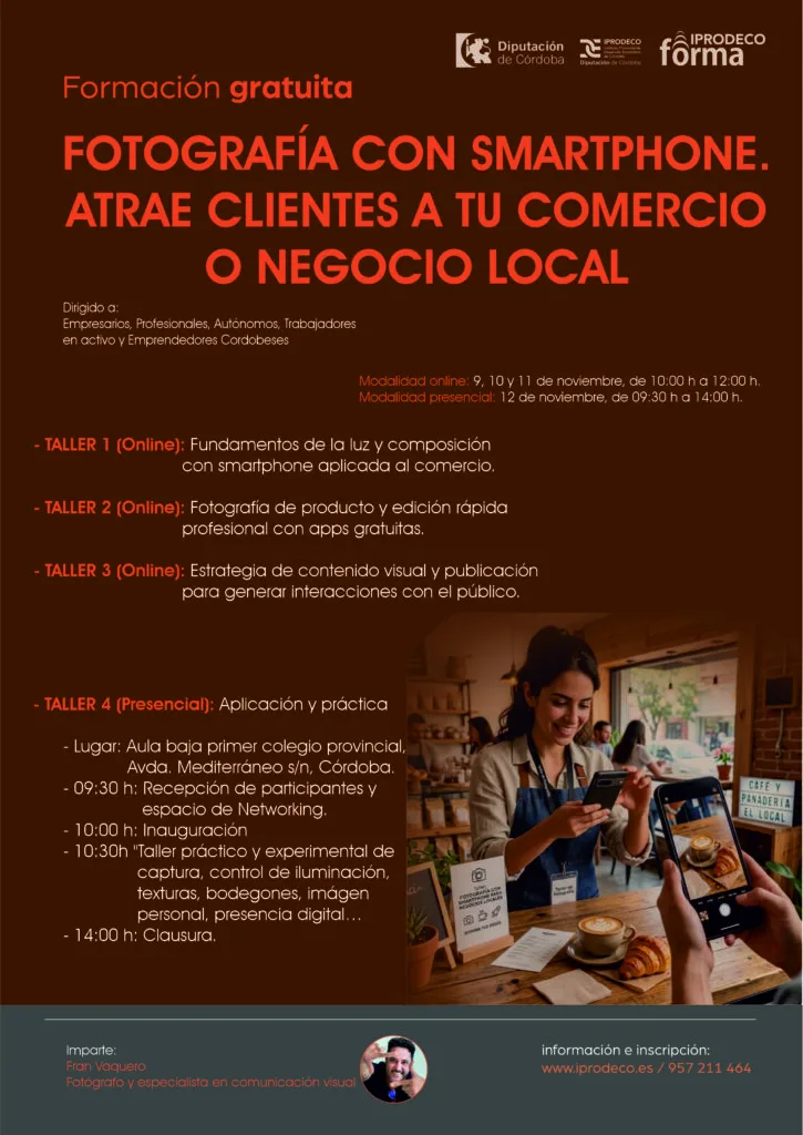 Taller online de fotografía con smartphone: tercera sesión