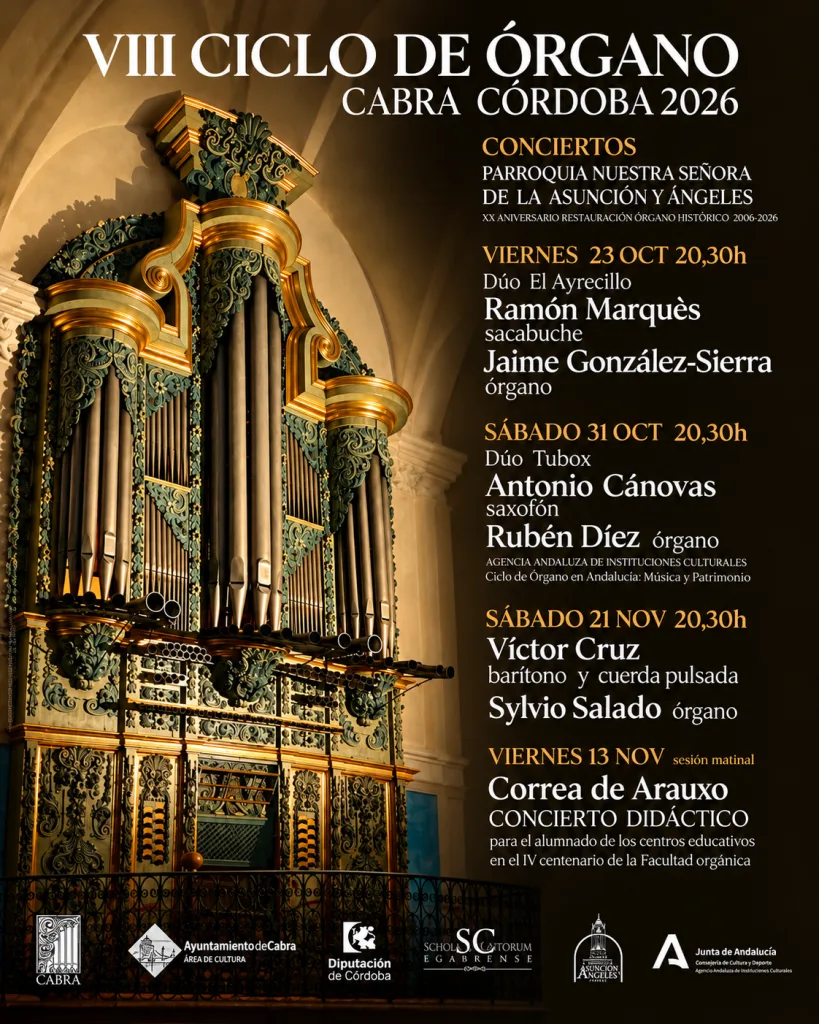 Concierto inaugural del VIII Ciclo de Órgano a cargo del Dúo El Ayrecillo