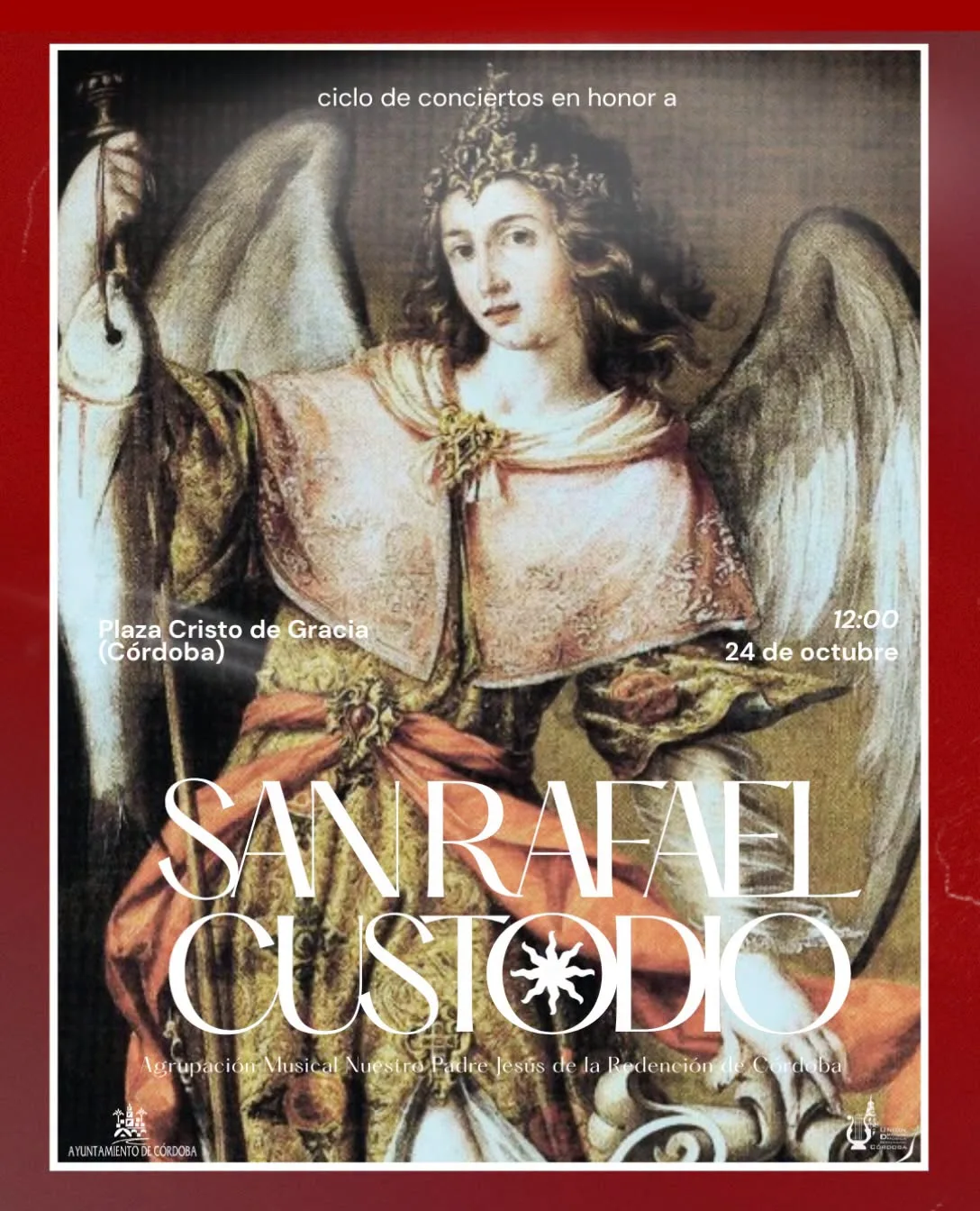 Concierto en honor de San Rafael Arcángel a cargo de la Agrupación Musical «Nuestro Padre Jesús de la Redención» de Córdoba