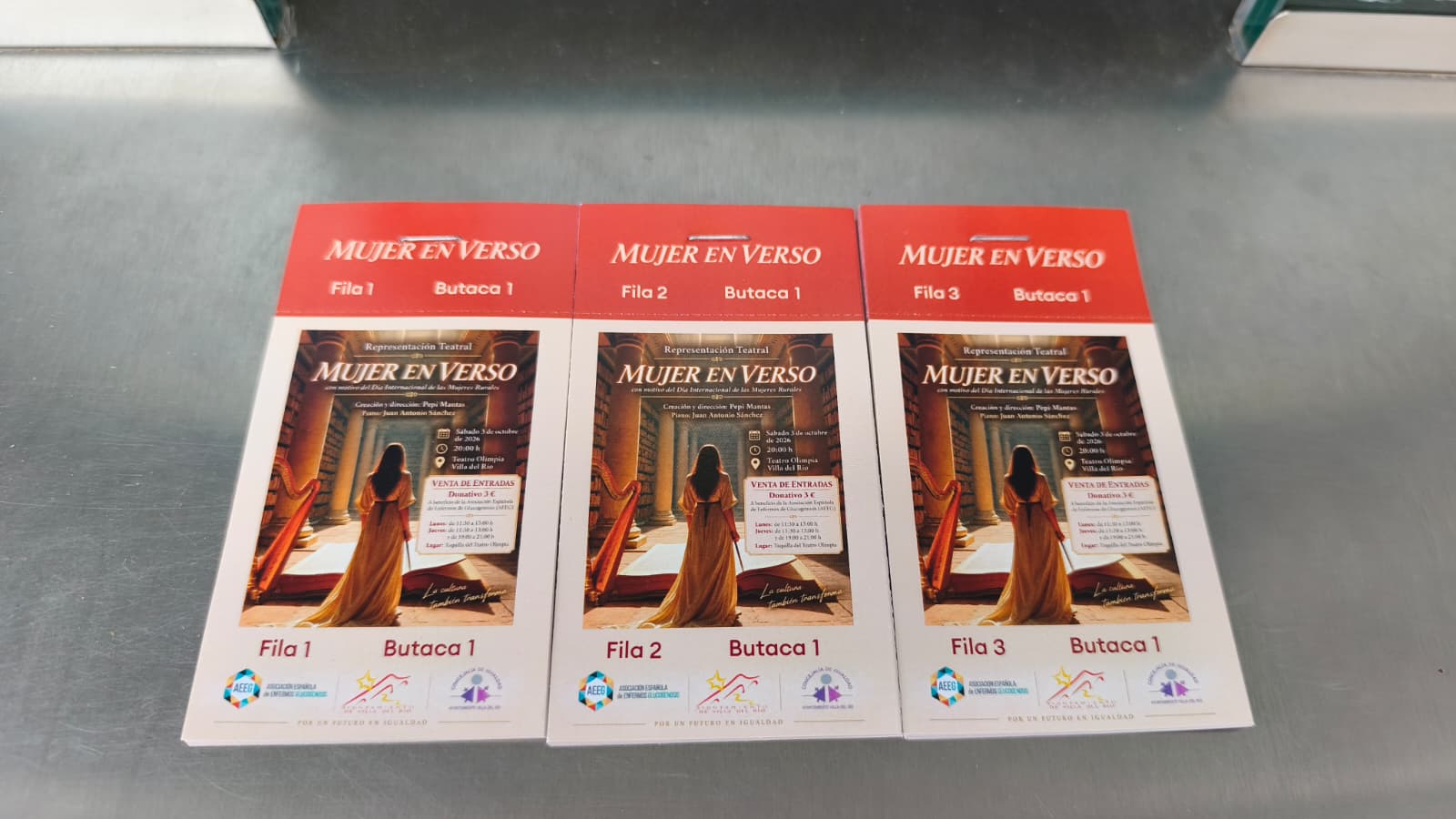 Imagen de la noticia: Villa del Río acoge la obra benéfica «Mujer en verso» el 3 de octubre