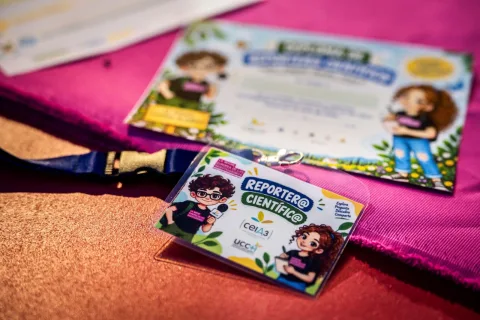 Imagen de la noticia: El ceiA3 convirtió a niños en «reporteros científicos» en la Feria de los Ingenios de Córdoba