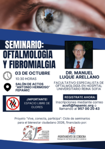 Imagen de la noticia: ACOFI y SFC organiza en Córdoba un seminario sobre oftalmología y fibromialgia