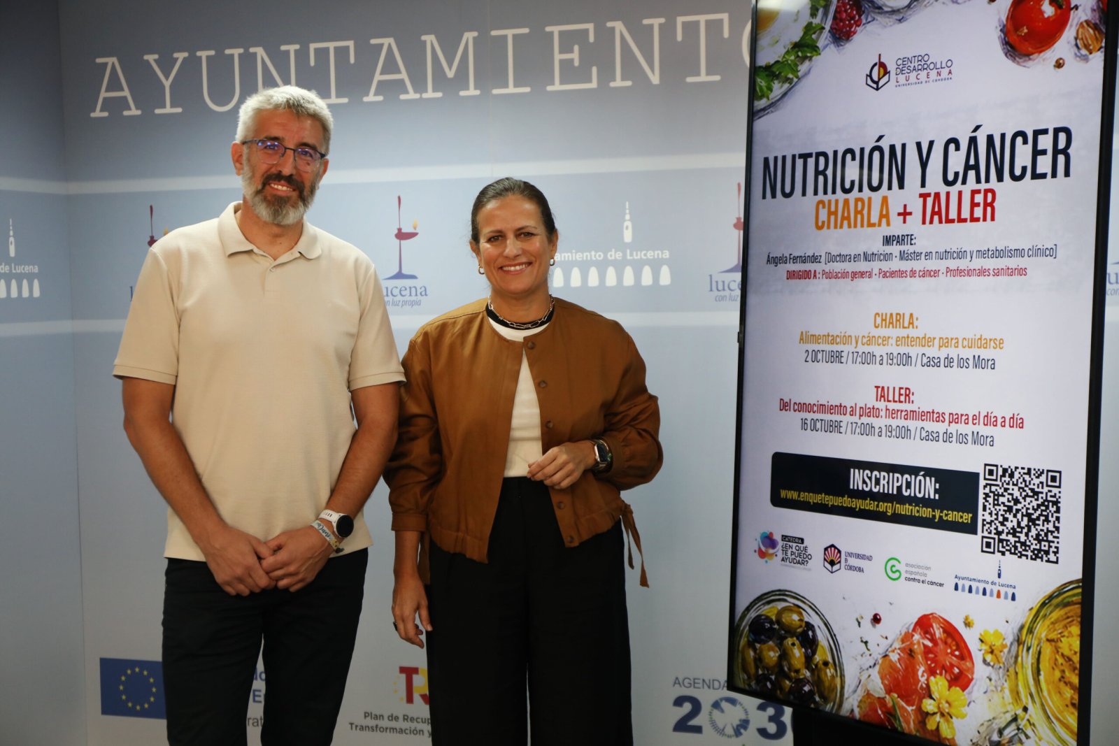 Imagen de la noticia: Lucena ofrece dos jornadas gratuitas sobre alimentación y cáncer en octubre