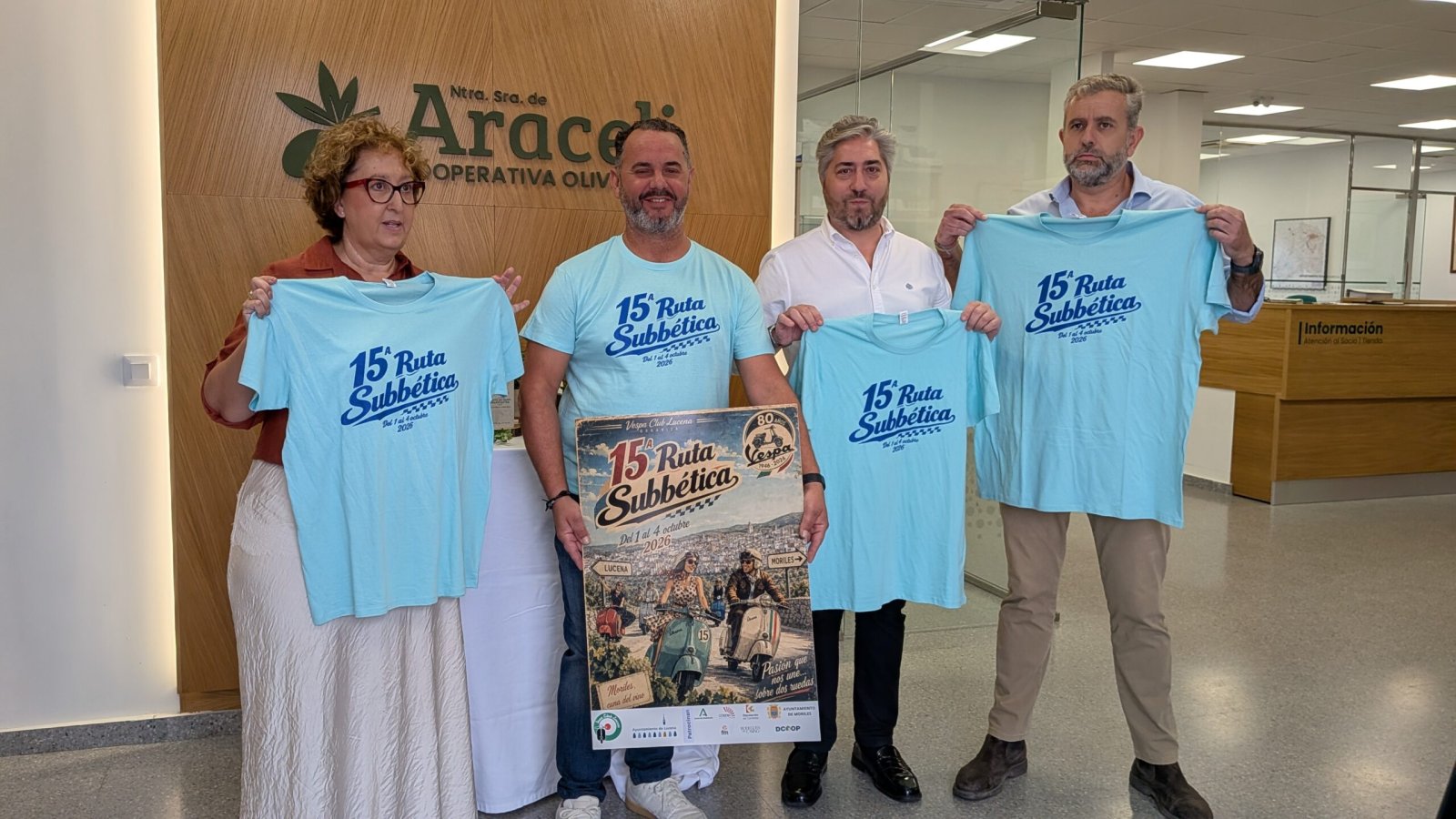 Imagen de la noticia: Lucena reúne desde el jueves a 220 vespas en la 15ª Ruta Subbética