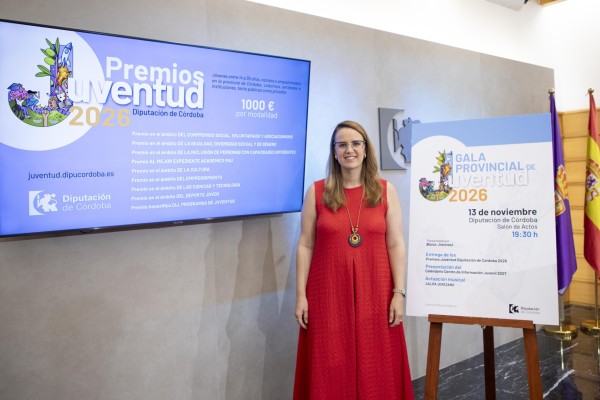 Imagen de la noticia: La Diputación de Córdoba convoca los Premios Juventud 2026