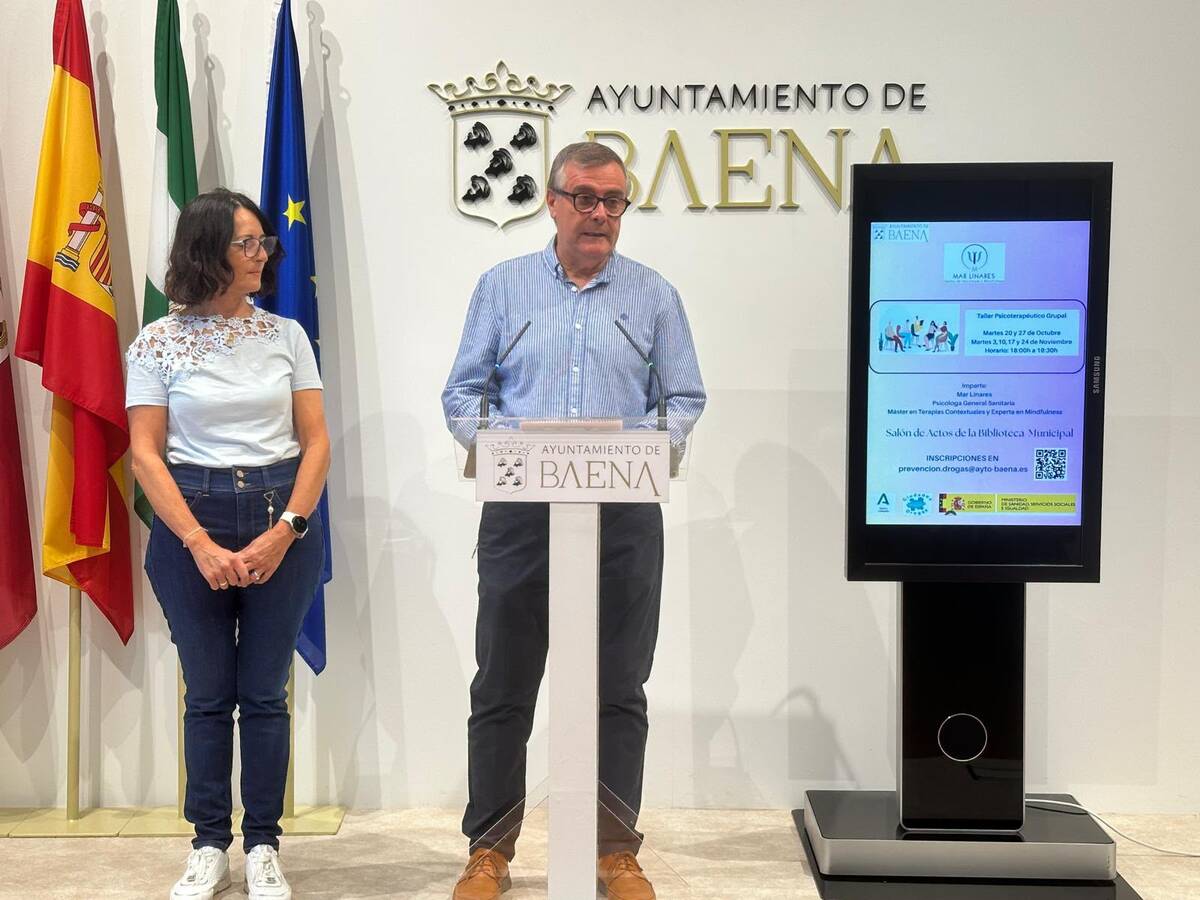 Imagen de la noticia: Baena ofrece dos talleres gratuitos de salud mental y bienestar emocional