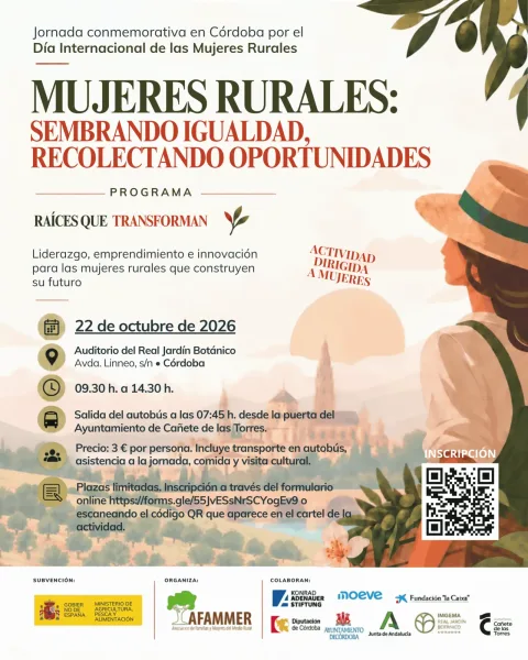 Imagen de la noticia: Cañete de las Torres celebra el Día de la Mujer Rural con tres actividades