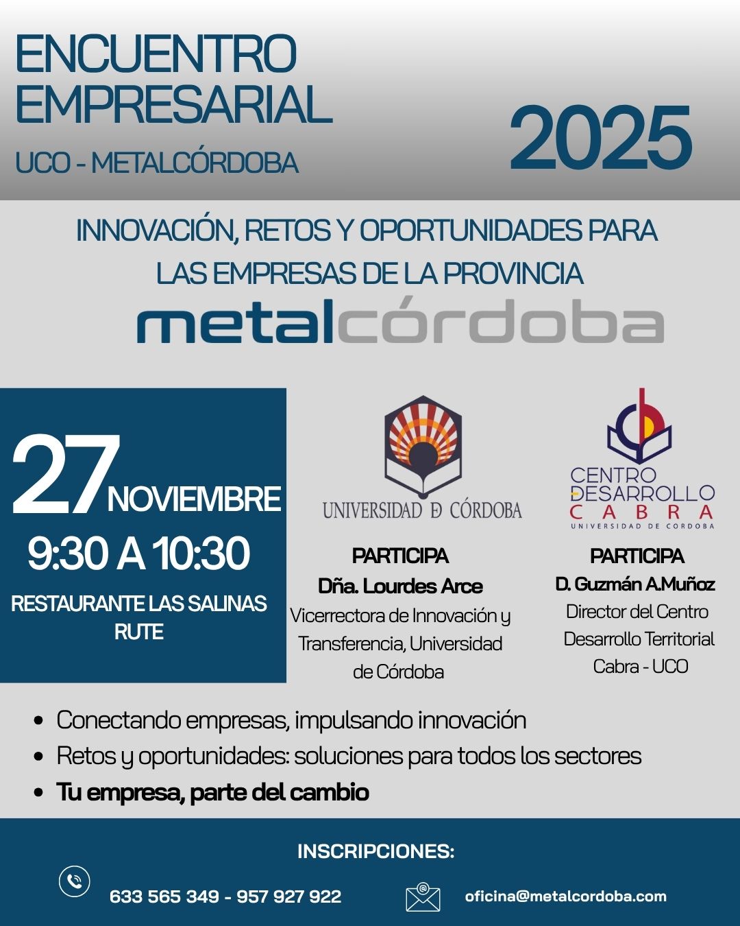 Imagen de la noticia: Metalcórdoba reúne a empresas de la Subbética en un desayuno empresarial en Rute