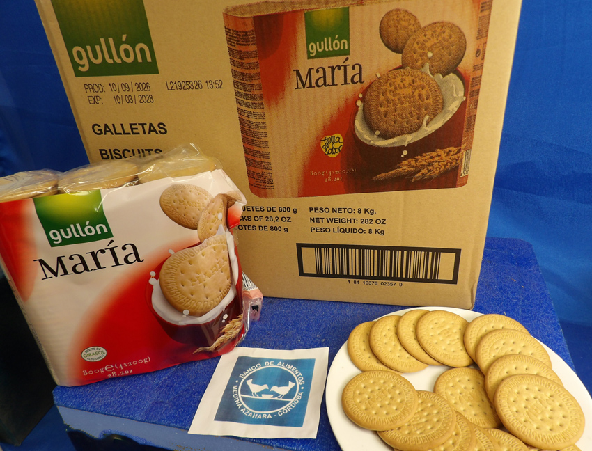 Imagen de la noticia: El Banco de Alimentos recibe 7.500 kilos de galletas para complementar la leche del inicio de curso