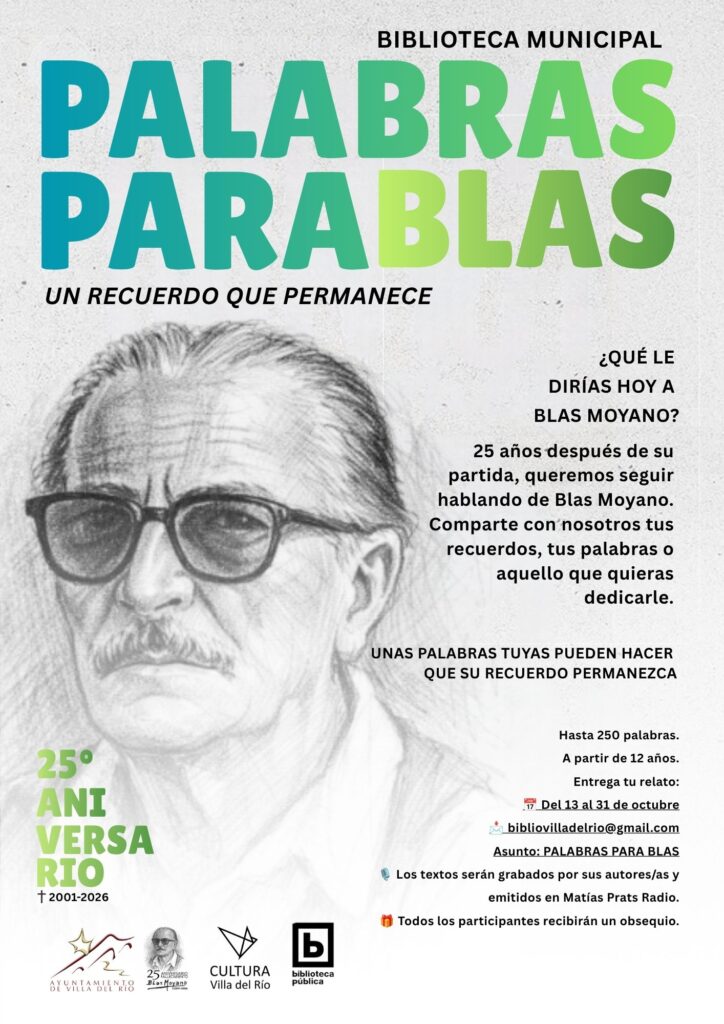 Imagen de la noticia: Villa del Río busca palabras para recordar al pintor Blas Moyano en su 25.º aniversario