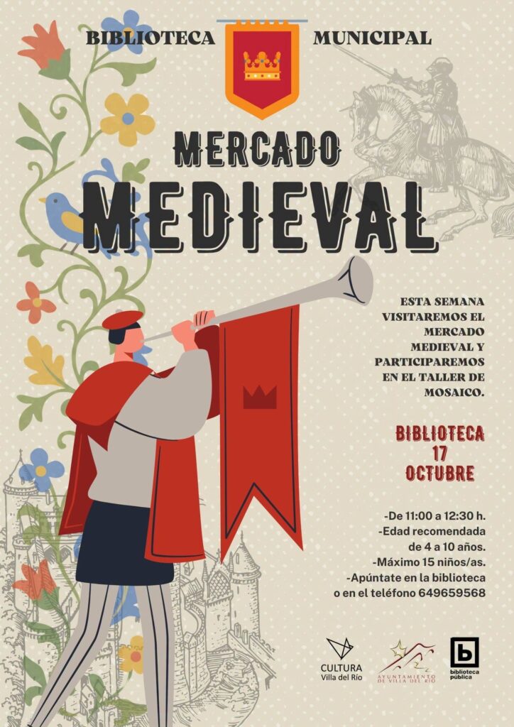 Imagen de la noticia: Taller infantil de mosaicos en el Mercado Medieval de Villa del Río
