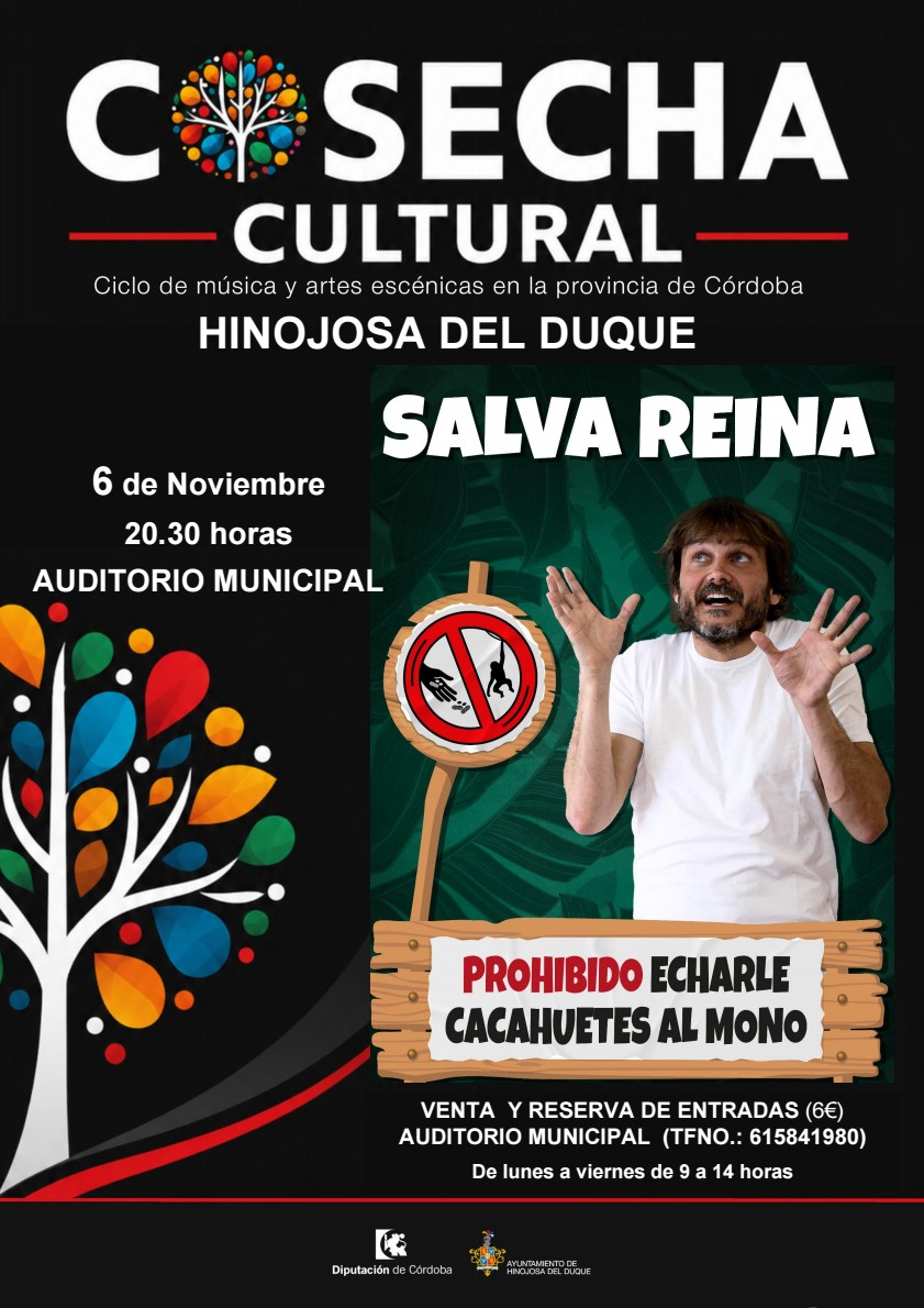 Imagen de la noticia: Salva Reina lleva su humor a Hinojosa del Duque el 6 de noviembre