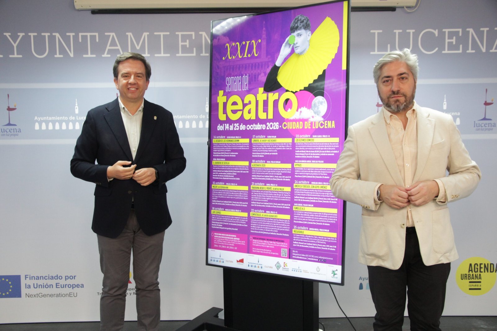 Imagen de la noticia: Lucena abre la Semana del Teatro con el 93% de las entradas vendidas