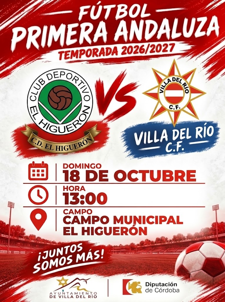 Imagen de la noticia: El Villa del Río C.F. juega este domingo en Córdoba ante el C.D. El Higuerón