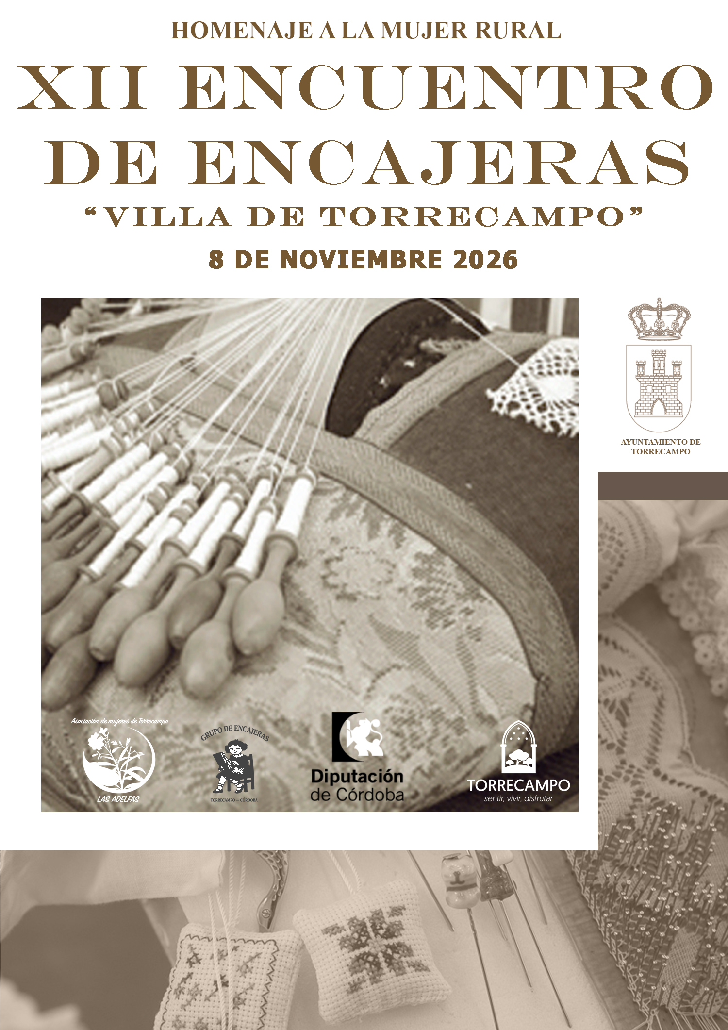 Imagen de la noticia: Torrecampo celebra el 8 de noviembre su XII Encuentro de Encajeras