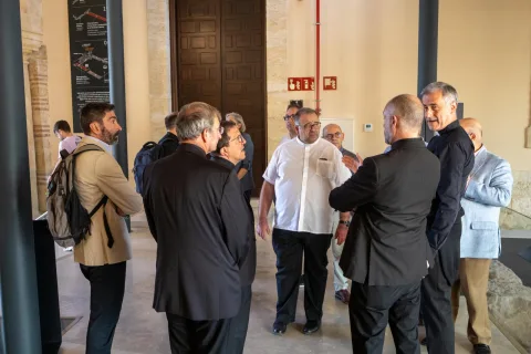 Image for the story: The Cathedral Chapter receives the Heritage delegates of the Andalusian dioceses