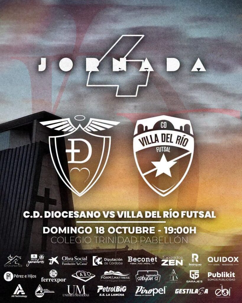 Imagen de la noticia: El Villa del Río Futsal visita al Diocesano en la cuarta jornada