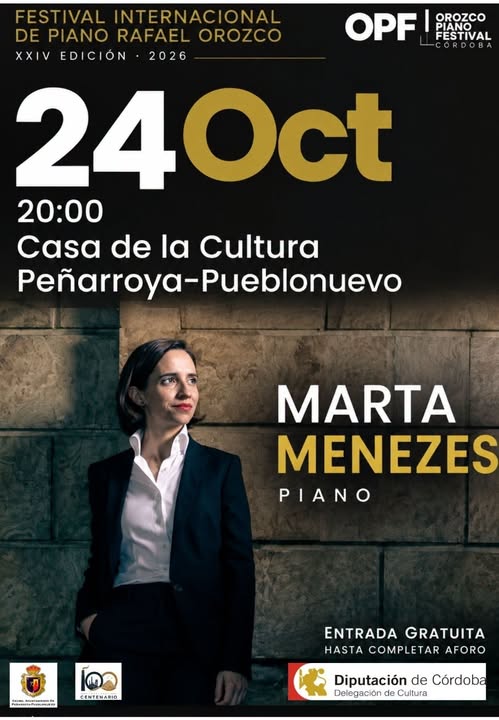 Imagen de la noticia: Peñarroya-Pueblonuevo acoge un recital de piano gratuito del Festival Rafael Orozco