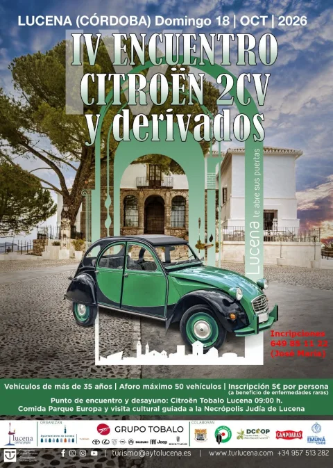 Image for the story: Around 70 Citroën 2CVs on display this Sunday in the centre of Lucena