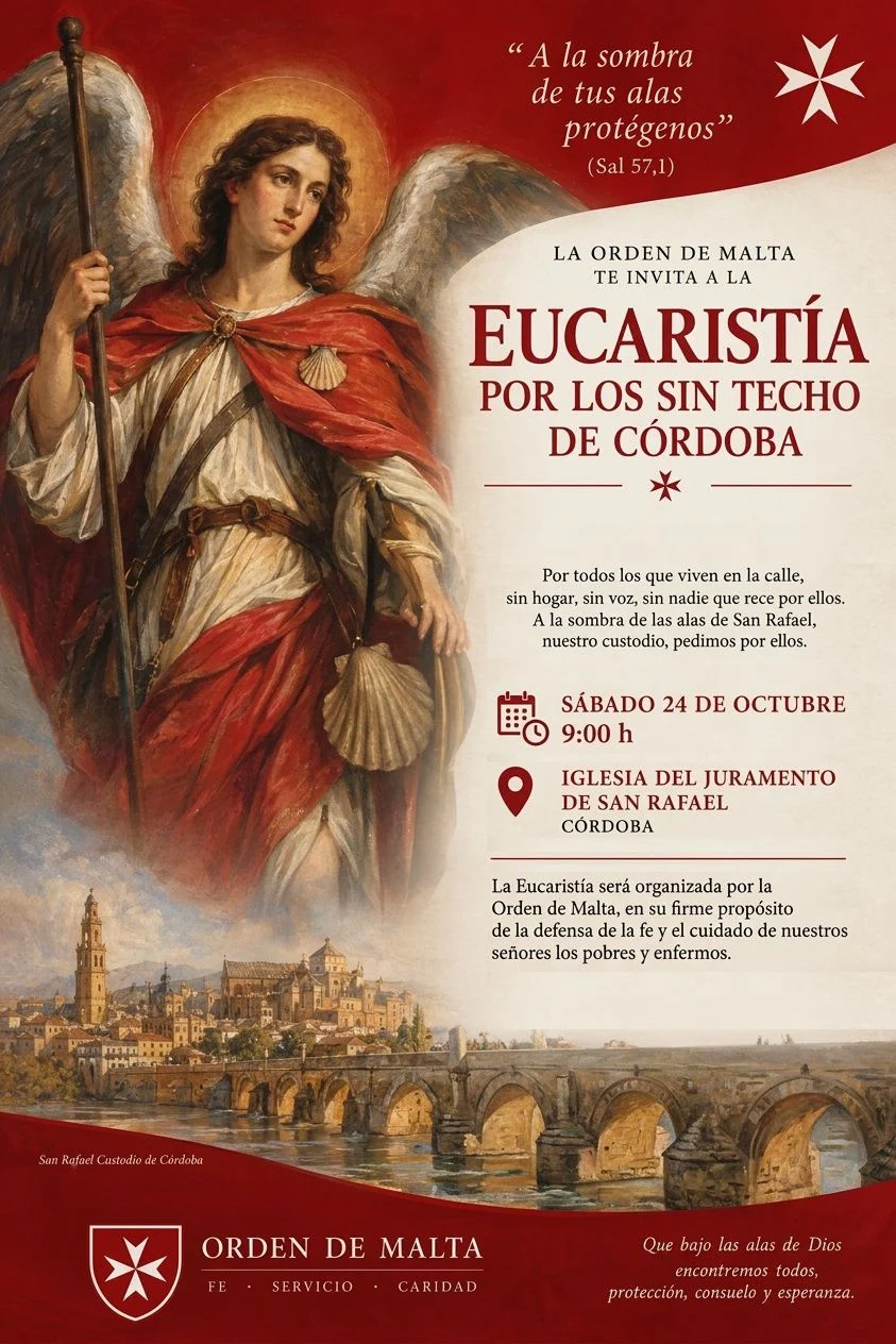 Image for the story: The Order of Malta celebrates a mass in Córdoba for homeless people