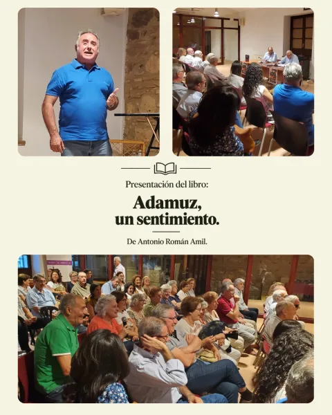 Imagen de la noticia: Adamuz presenta el poemario «Adamuz, un sentimiento», con fines solidarios