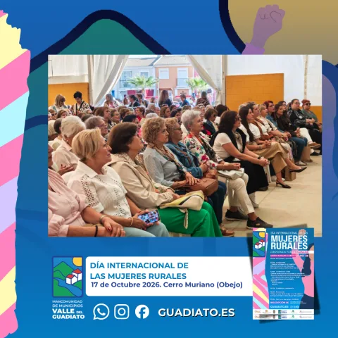 Imagen de la noticia: Cerro Muriano acoge el encuentro comarcal del Día de las Mujeres Rurales con los once municipios del Guadiato