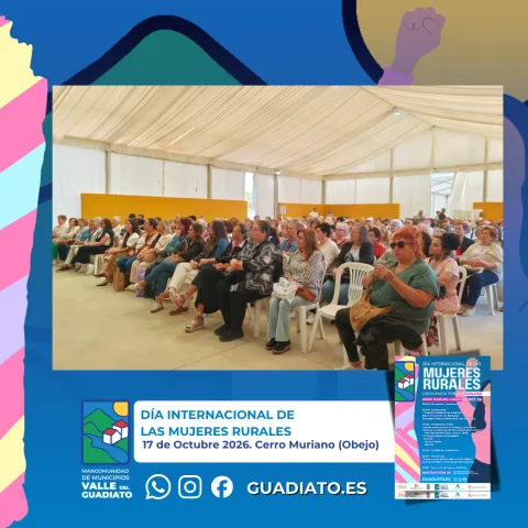 Imagen de la noticia: Cerro Muriano acoge el encuentro comarcal del Día de las Mujeres Rurales con los once municipios del Guadiato