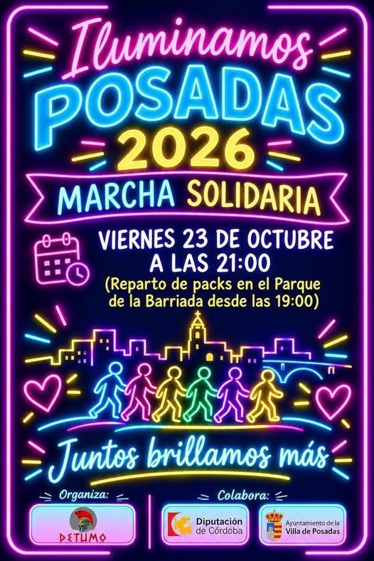 Imagen de la noticia: Posadas celebra el viernes la marcha solidaria Iluminamos Posadas 2026