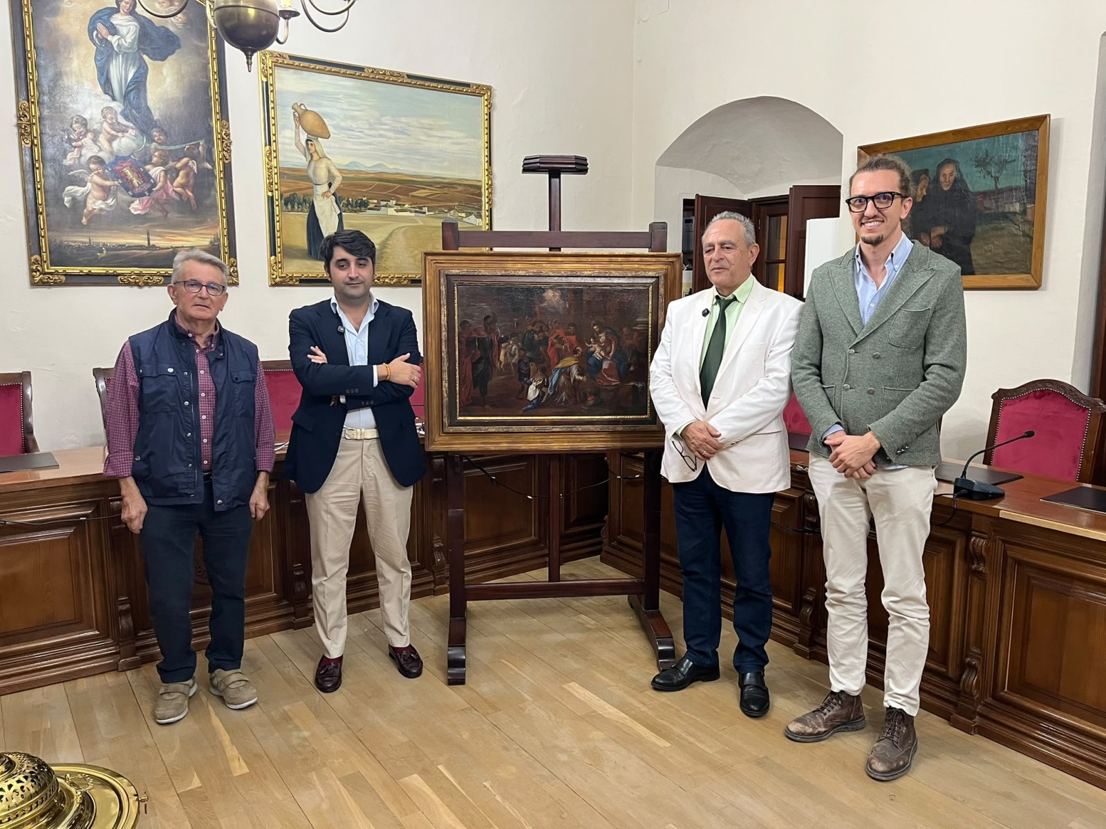 Imagen de la noticia: Bujalance expone por primera vez una pintura de Palomino, «La Epifanía», tras su restauración