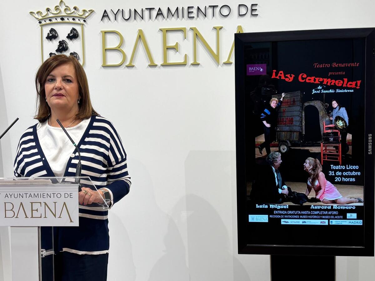 Imagen de la noticia: El Teatro Liceo de Baena acoge «¡Ay, Carmela!» el 31 de octubre con entrada gratuita