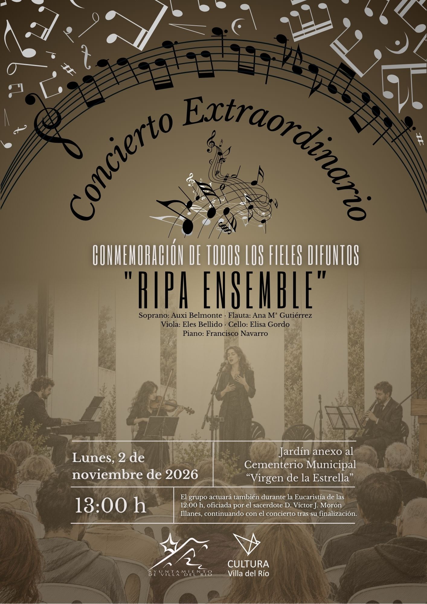 Imagen de la noticia: Villa del Río dedica un concierto a los difuntos el 2 de noviembre
