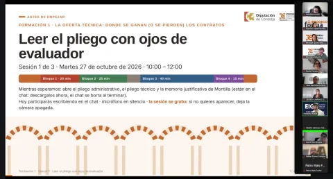 Imagen de la noticia: Más de 90 empresas y autónomos se forman para licitar con la Diputación