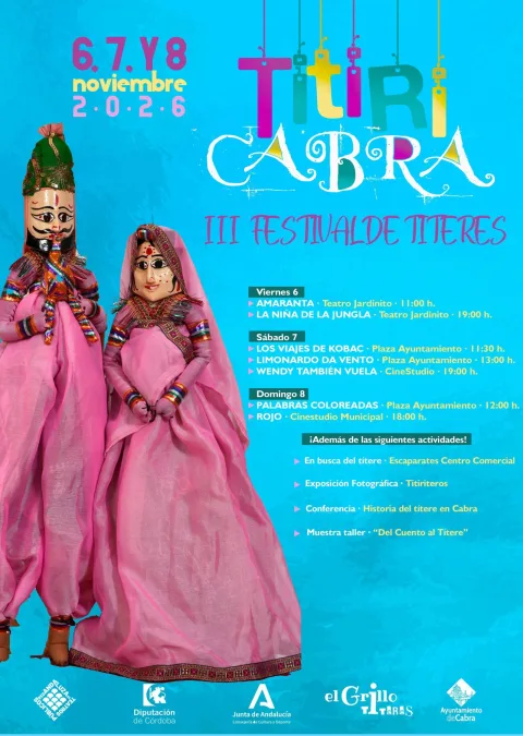 Imagen de la noticia: Cabra celebra del 6 al 8 de noviembre el III Festival de Títeres Titiricabra