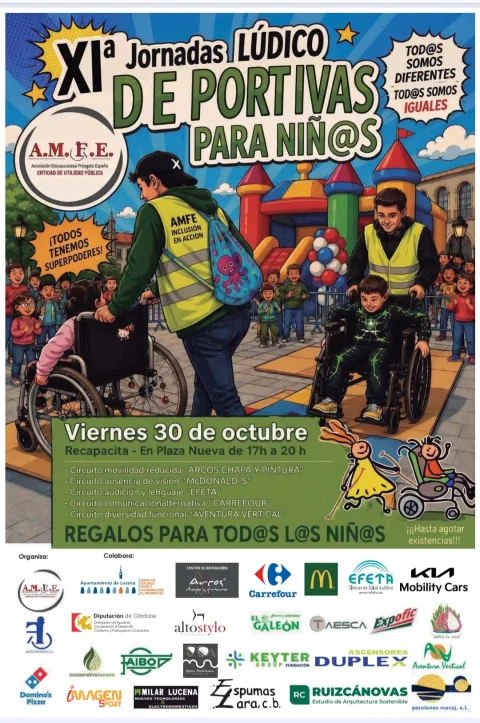 Imagen de la noticia: Lucena enseña a los niños las barreras de la discapacidad con juegos
