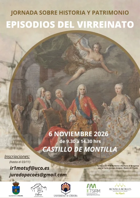Imagen de la noticia: Montilla dedica sus XV Jornadas de Historia al Virreinato de Nueva Granada