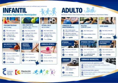 Imagen de la noticia: Cañete abre el plazo para inscribirse en el deporte municipal